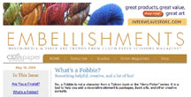 Embellishments e-newsletter